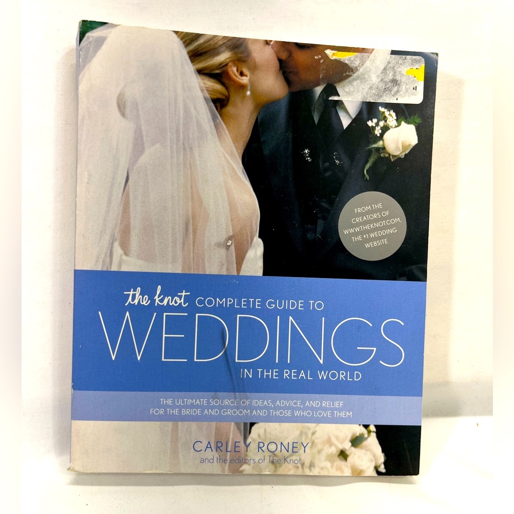 VTG The Knot Complete Guide to Weddings In The Real World By Carley Rony PREOWN